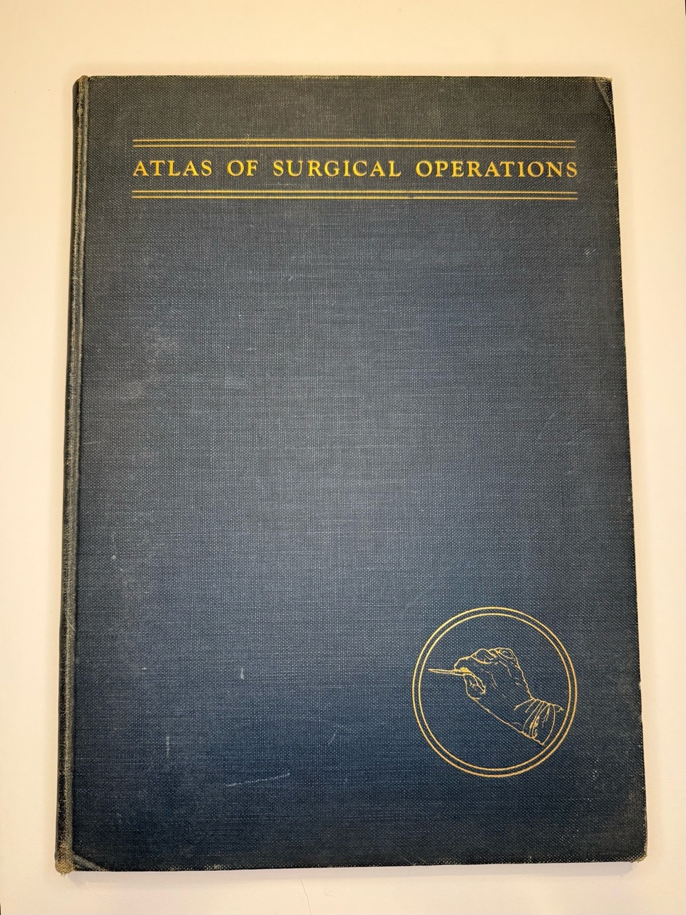 Vintage 1942 Atlas of Surgical Operations Medical Book